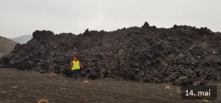 Framvinda varnargarða ofan Nátthaga