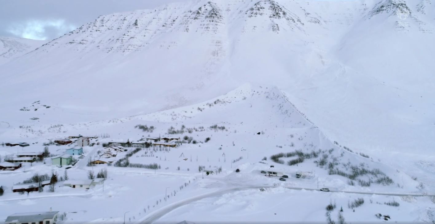 Varnargarðar snjóflóð Flateyri