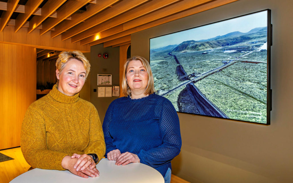 Viðtal við okkar konur í varnargarðateyminu