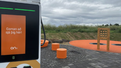 Verkís sá um rafmagnshönnun fyrir þrjá nýja hleðslugarða